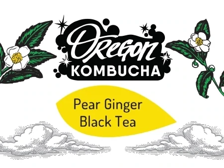 Oregon Kombucha - Pear Ginger Black Tea (makes one gallon)