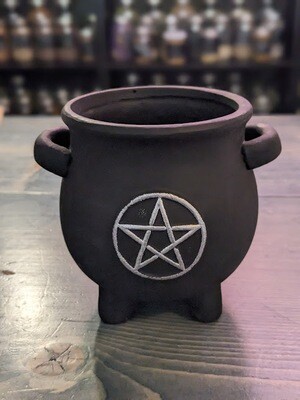 Cauldron Pentagram Planter