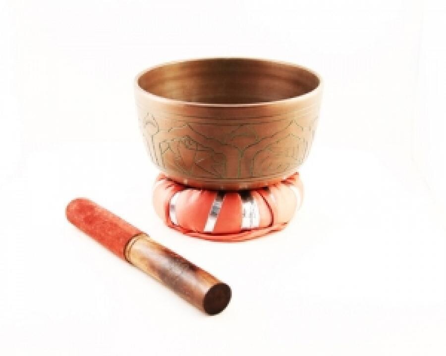 Metal Tibetan Singing Bowl (5" diameter)