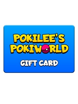 PokiLee's PokiWorld Gift Card - Choose Amount PokiLee's PokiWorld Gift Card - Choose Amount