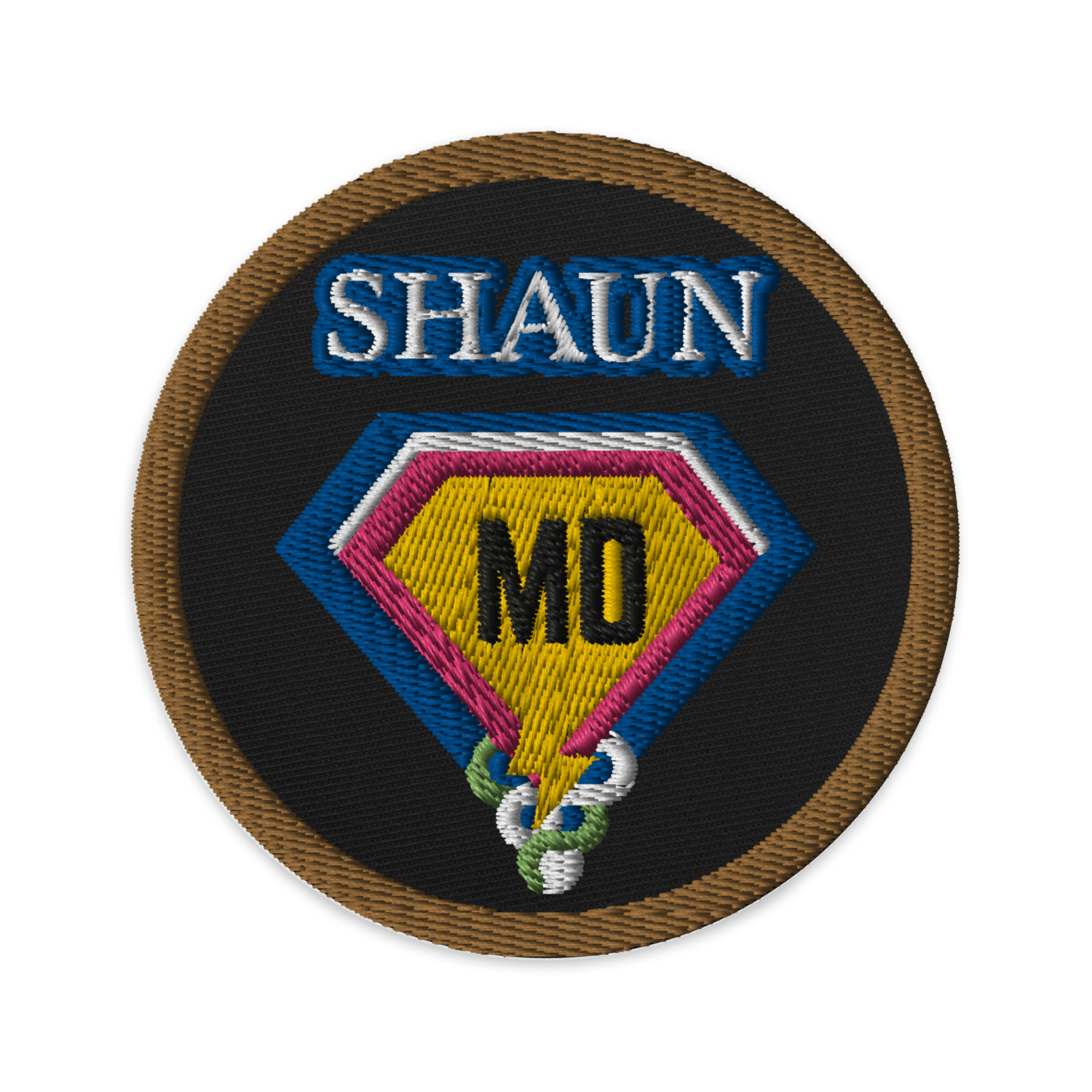 Custom Name Medical Doctor Embroidered Patches