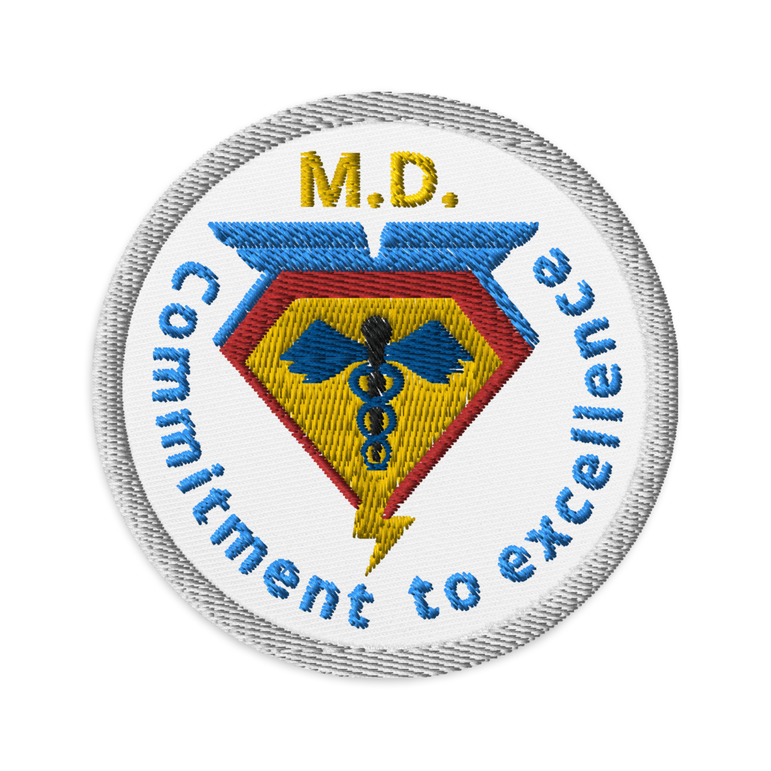 Healthcare Professionals | Badge Of Honor Congratulations, Merit, Top Performer, Reward Embroidered Patch- Multicolor