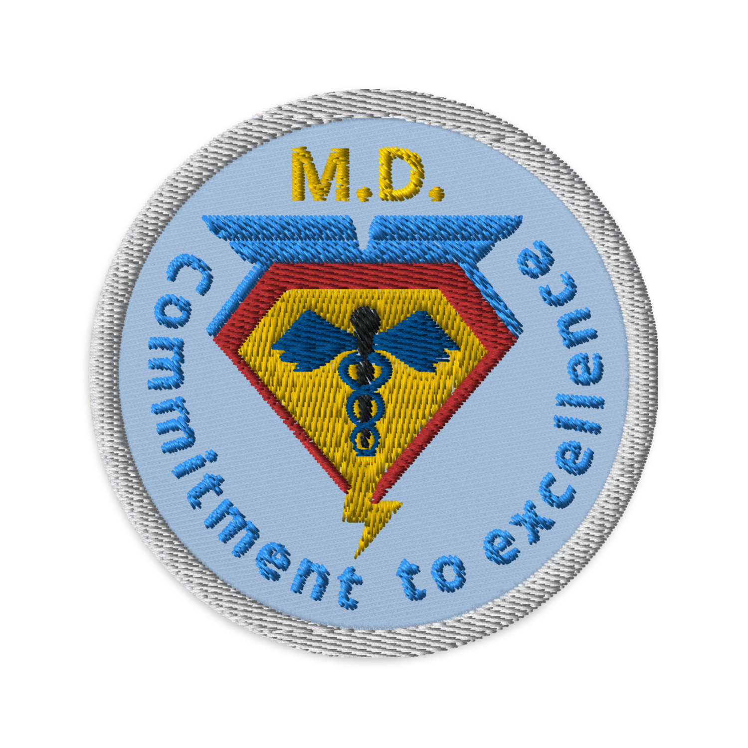 Healthcare Professionals | Badge Of Honor Congratulations, Merit, Top Performer, Reward Embroidered Patch- Multicolor