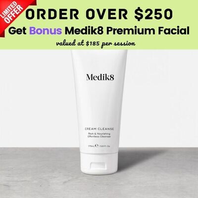 Medik8 Cream Cleanse 175ml (with bonus facial if purchase over $250) Medik8 Cream Cleanse 175ml (with bonus facial if purchase over $250)