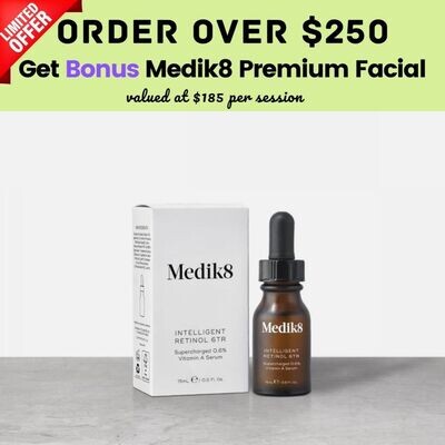 Medik8 Intelligent Retinol 6TR 15ml (with bonus facial if purchase over $250)