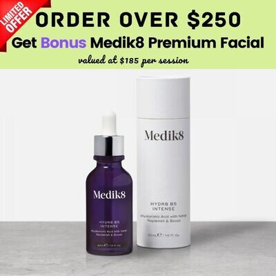 Medik8 Hydr8 B5 Intense 30ml (with bonus facial if purchase over $250) Medik8 Hydr8 B5 Intense 30ml (with bonus facial if purchase over $250)