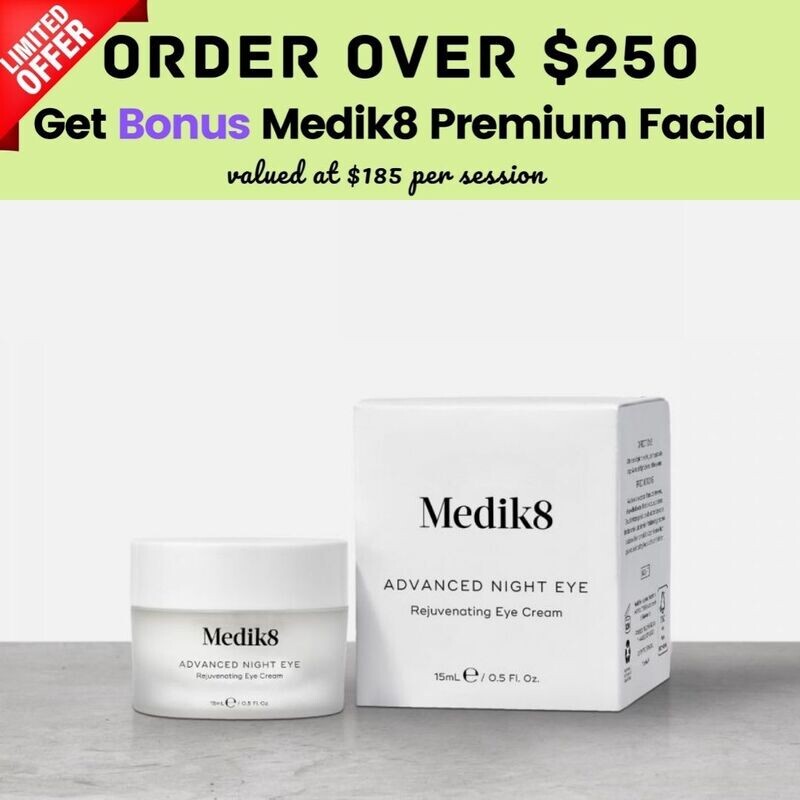 Medik8 Advanced Night Eye 15ml (with bonus facial if purchase over $250)