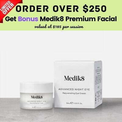Medik8 Advanced Night Eye 15ml (with bonus facial if purchase over $250) Medik8 Advanced Night Eye 15ml (with bonus facial if purchase over $250)