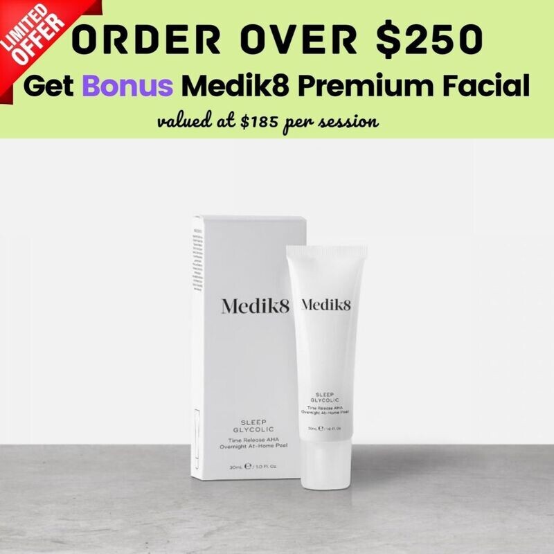 Medik8 Sleep Glycolic 30ml (with bonus facial if purchase over $250)