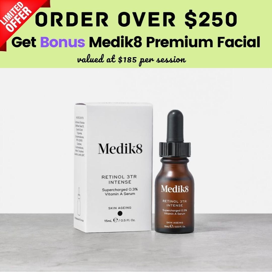 Medik8 Retinol 3TR Intense 15ml (with bonus facial if purchase over $250)