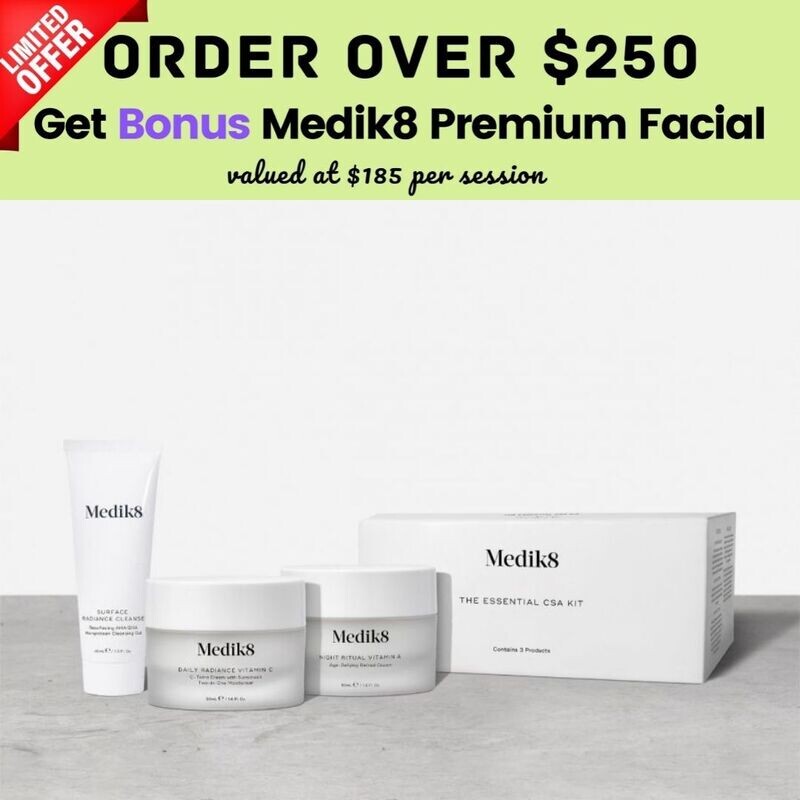 Medik8 The Essential CSA Kit (with bonus facial if purchase over $250)