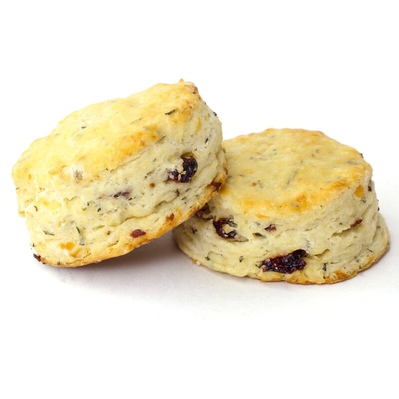 Rosemary, White Cheddar & Cranberry Biscuits