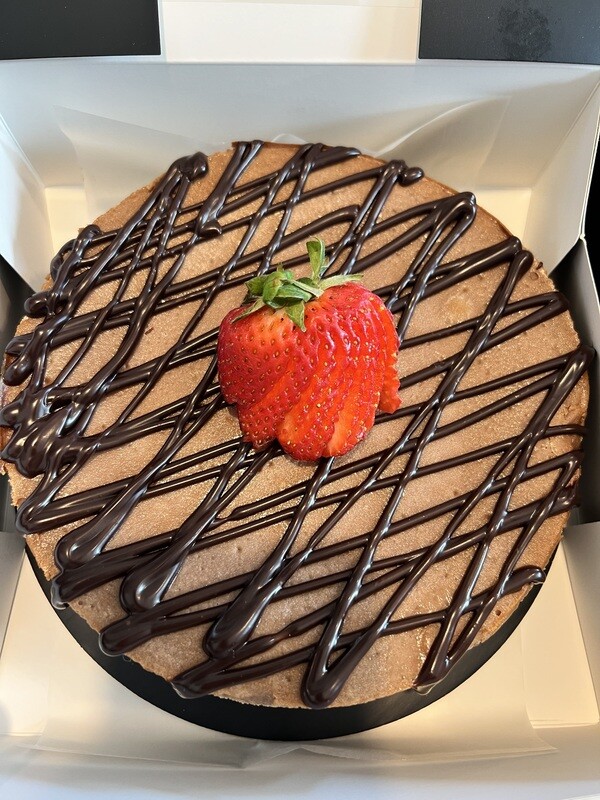 Dark Chocolate Brownie Cheesecake