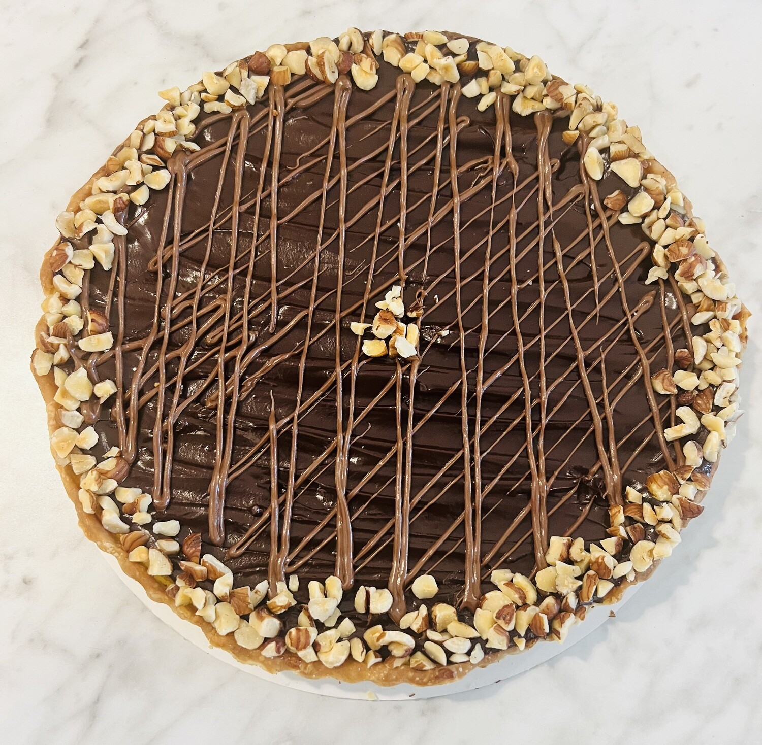 Chocolate Nutella Hazelnut Tart