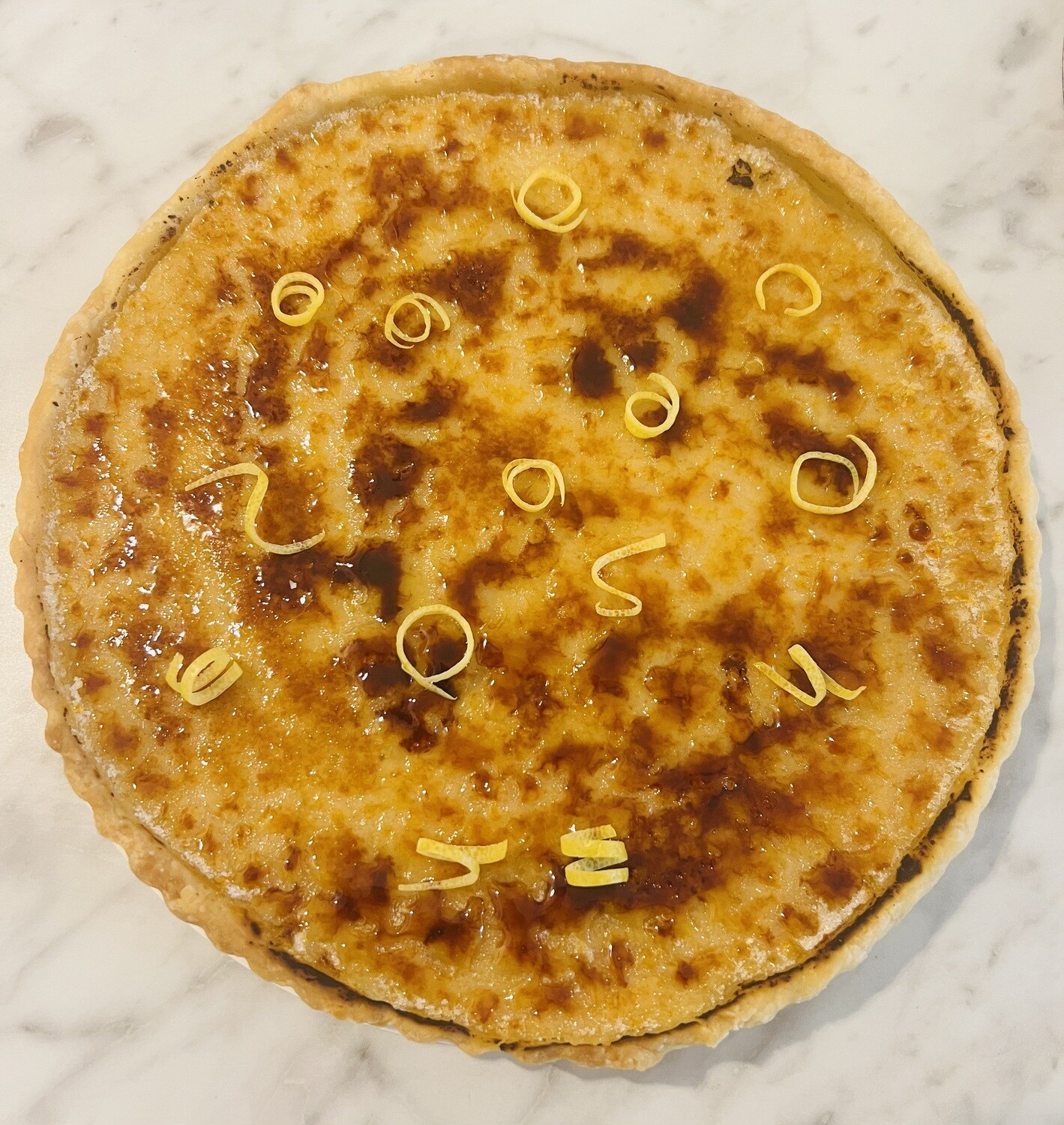 Brûlée Lemon Custard Tart