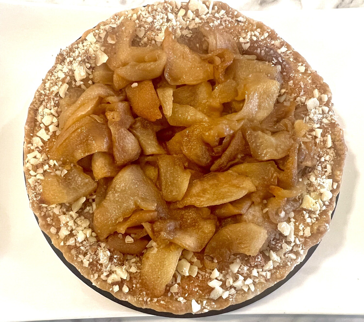 Roasted Pear Almond Tart