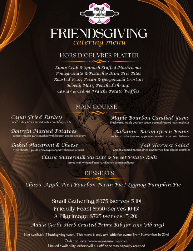 Friendsgiving Catering Package