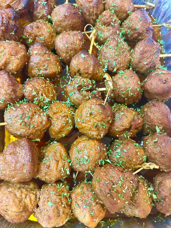 Honey Bourbon Meatballs