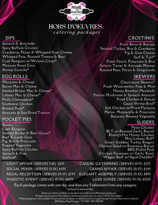 Catering Packages