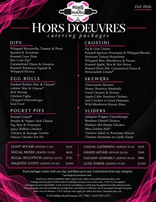Catering Packages