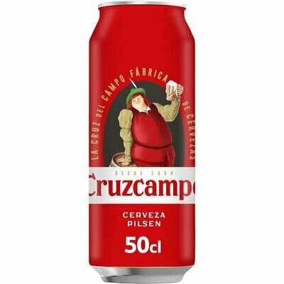 CERVEZA CRUZCAMPO L/50 CL.