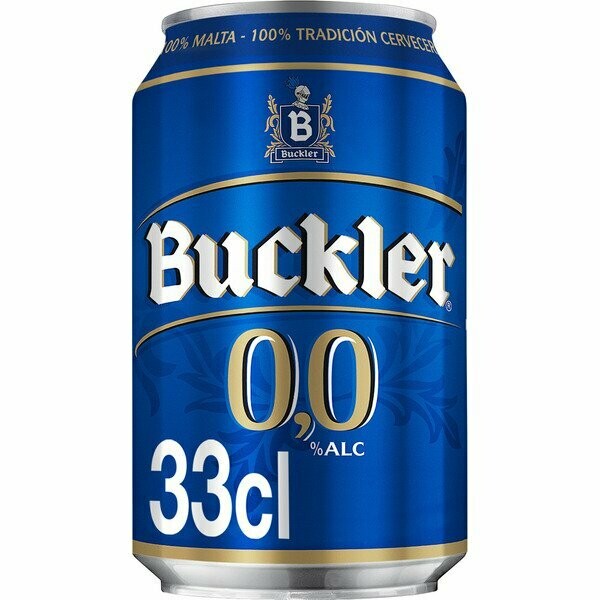 CERVEZA BUCKLER L/33 CL. 0.0