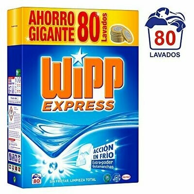 DETERG. WIPP 80 CACITOS POLVO