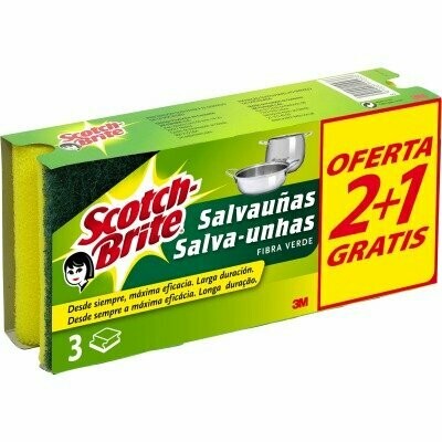 SALVAUÑAS SCOTCH BRITE 3X2