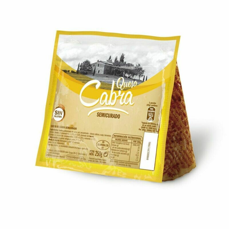 QUESO IFA-ELIGES 250 CUÑA CABRA SEM