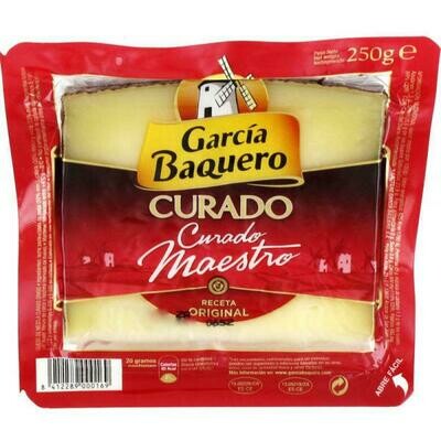 QUESO G.BAQUERO 250 G. CURADO CUÑA