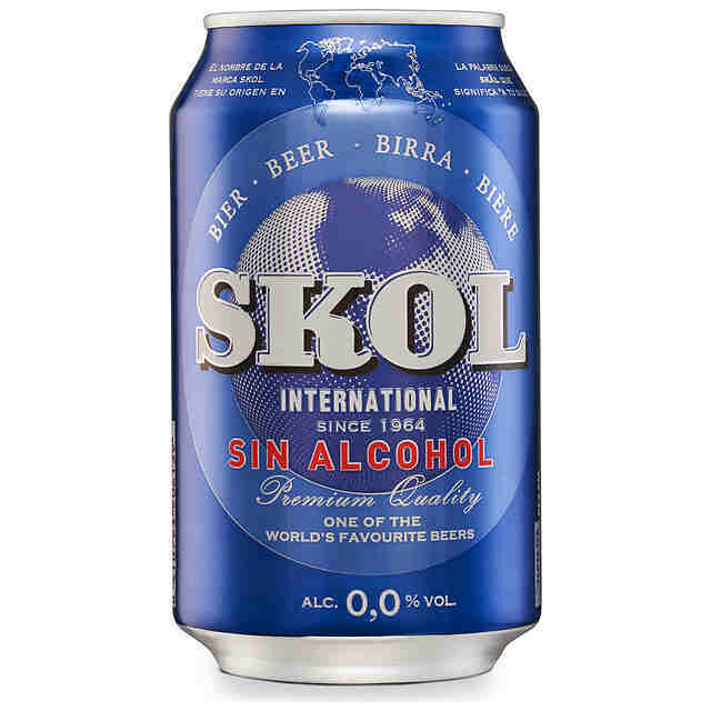 CERVEZA SKOL L/33 CL. S/ALCOHOL