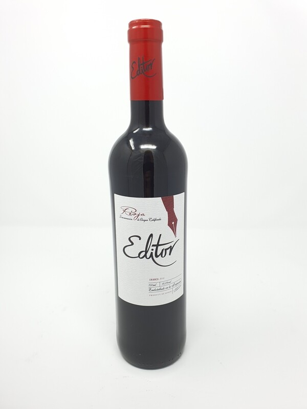 VINO TINTO EDITOR CRIANZA RIOJA 75 CL