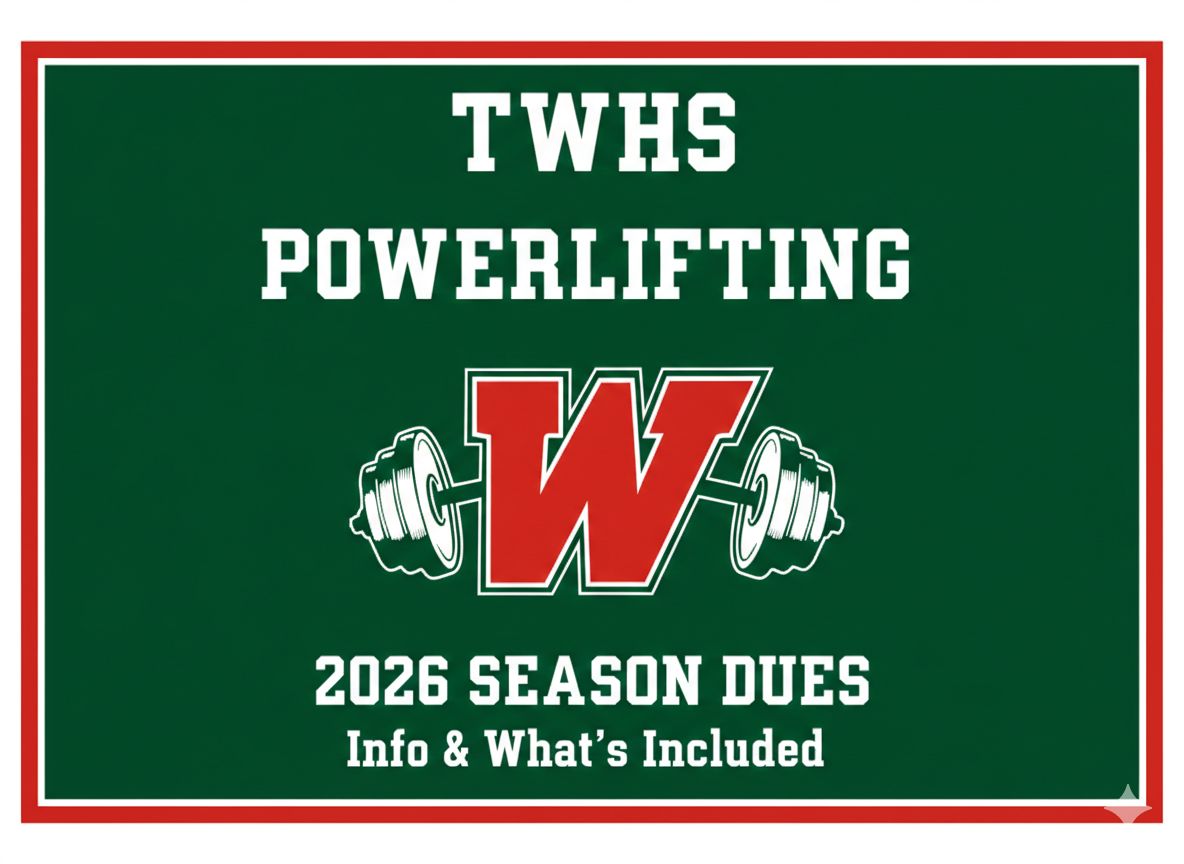TWHS Powerlifting Dues 2026 TWHS Powerlifting Dues 2026