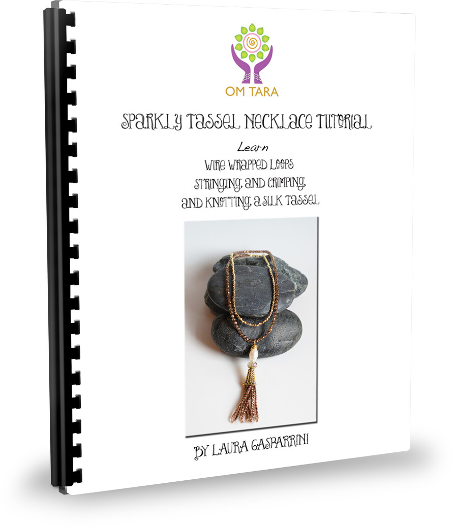 Sparkly Tassel Necklace Digital Tutorial