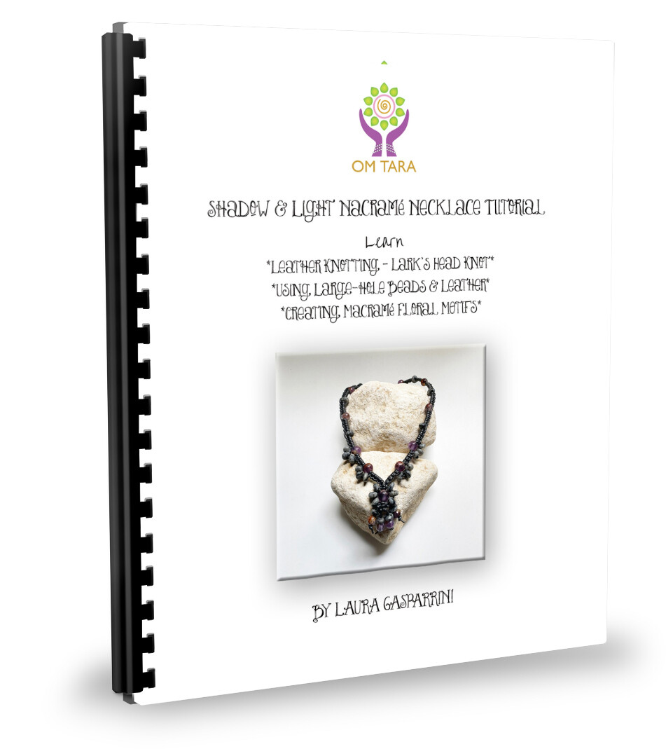 Shadow and Light Macramé Necklace Tutorial