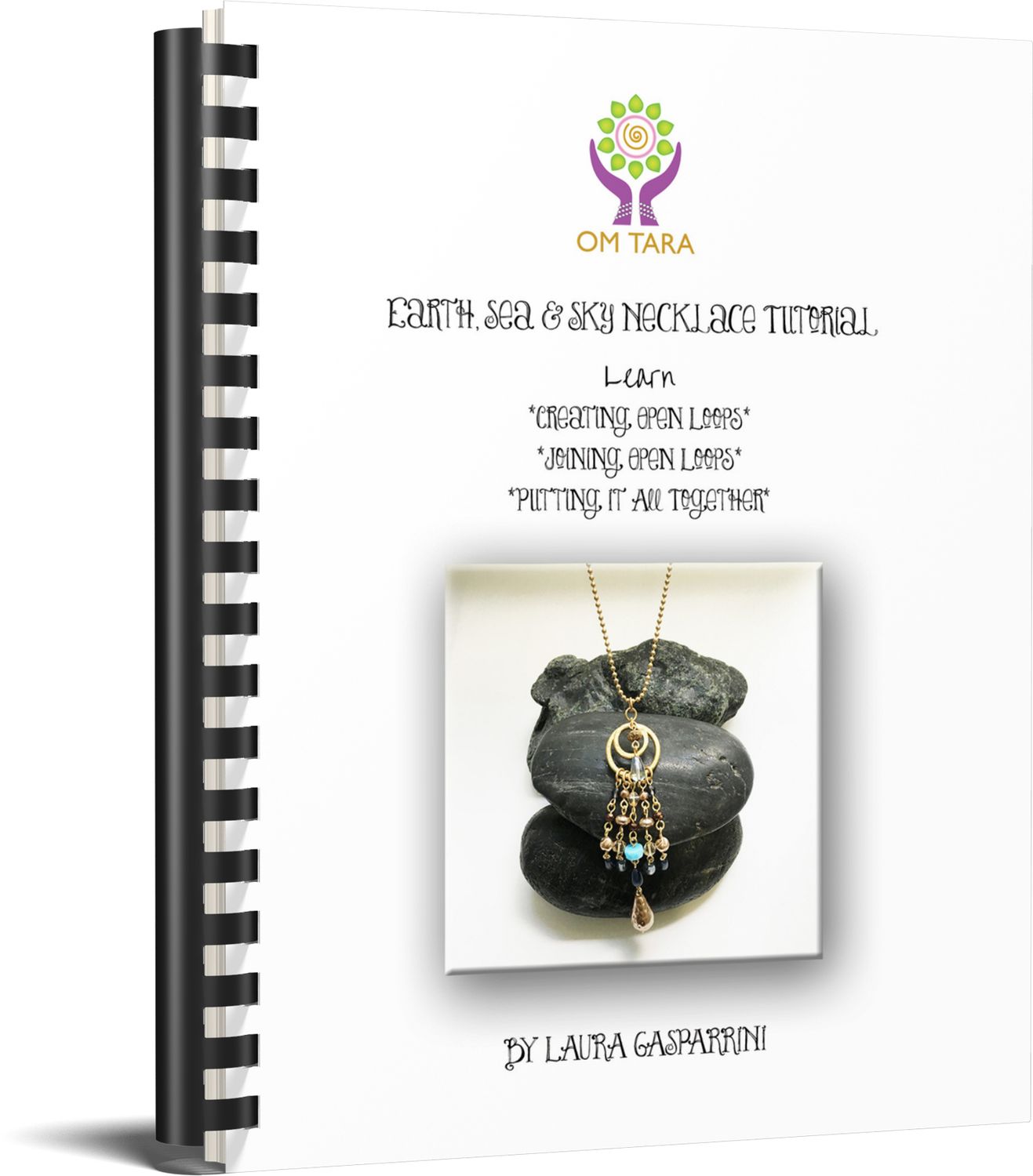 Earth Sea and Sky Necklace Illustrated Tutorial