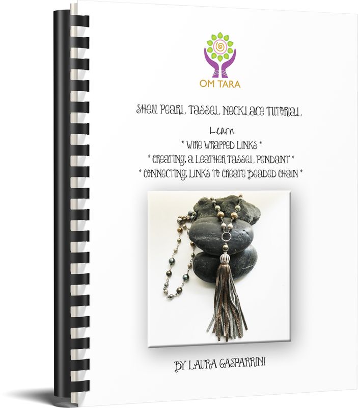 Shell Pearl Tassel Necklace Illustrated Tutorial