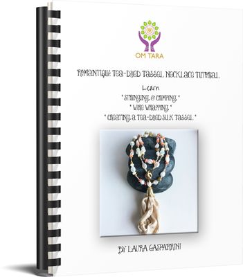 Romantiqué Tea-dyed Tassel Necklace Illustrated Tutorial