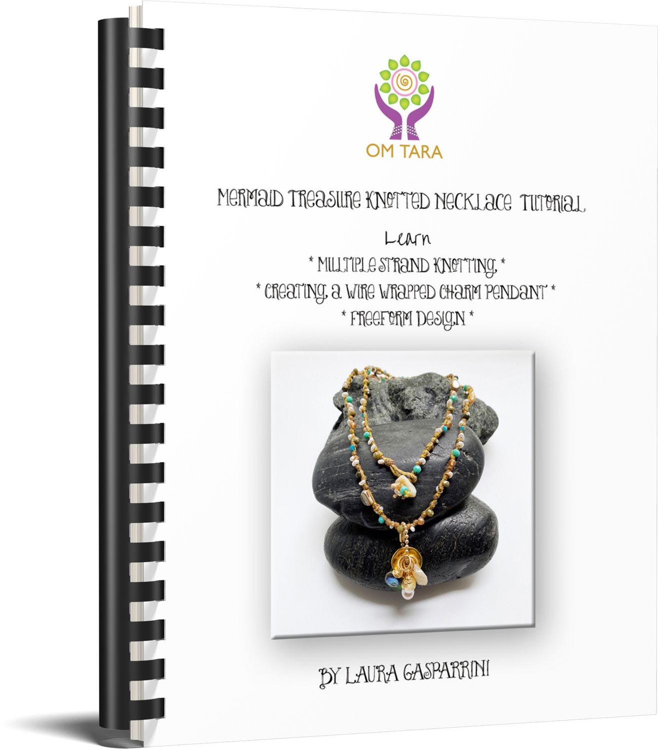 Mermaid Treasure Knotted Necklace Illustrated Tutorial