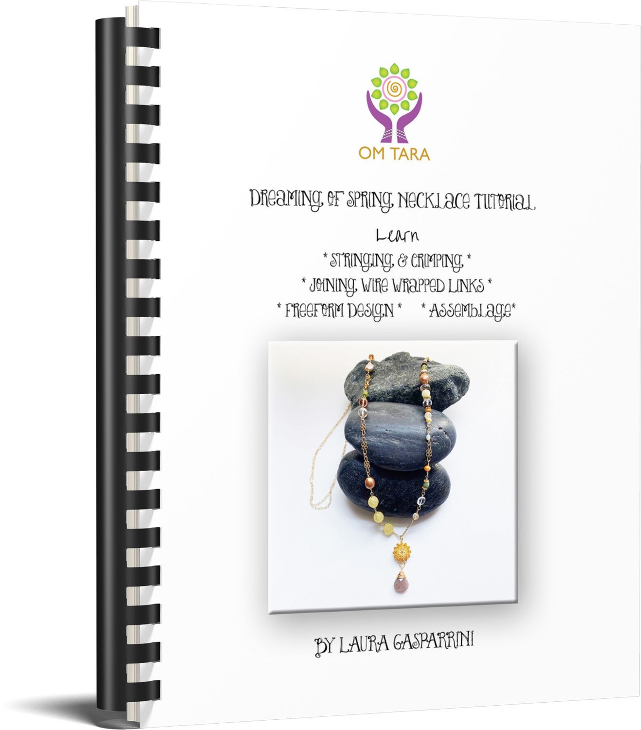 Dreaming of Spring Necklace Illustrated Tutorial