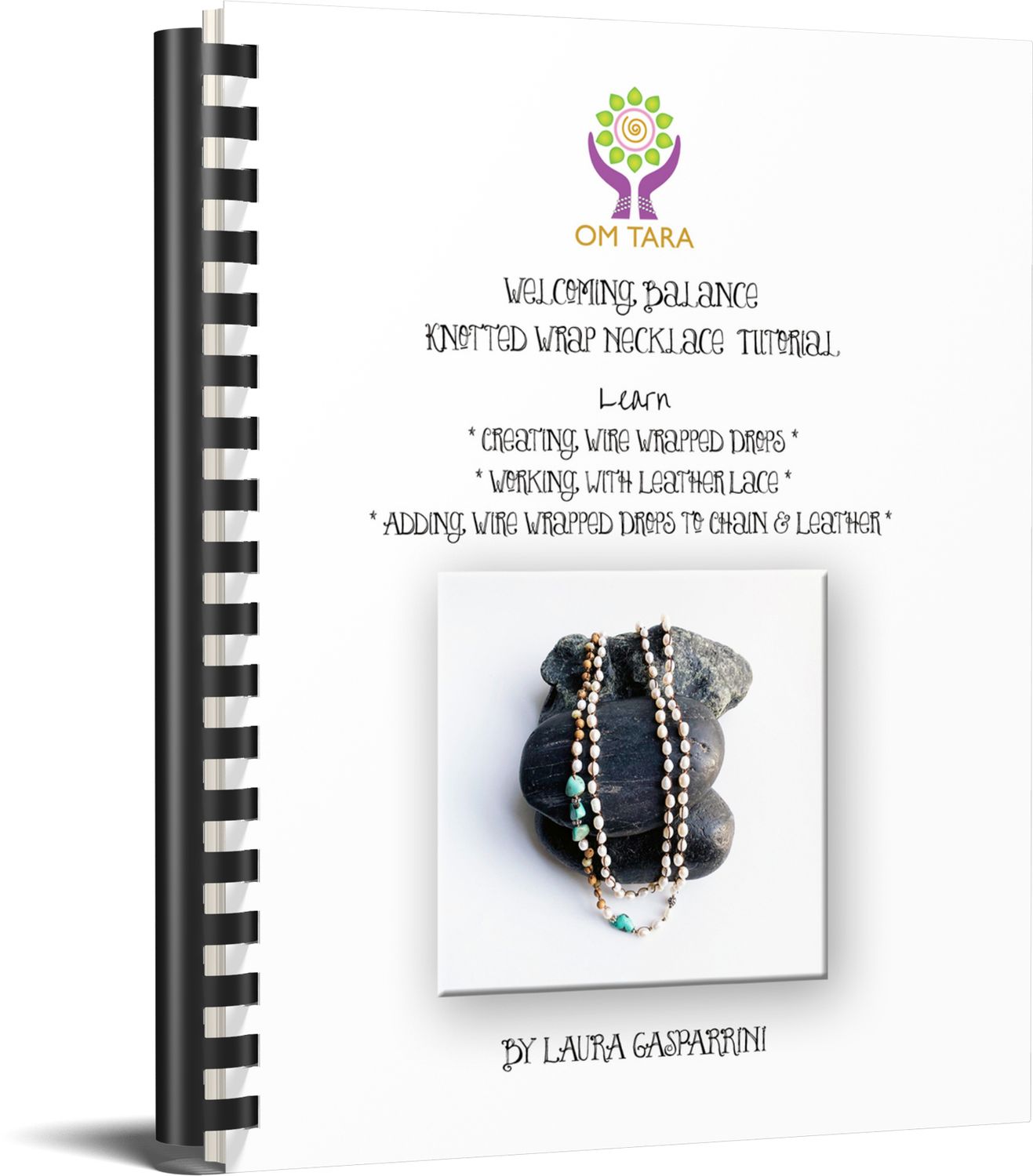 Welcoming Balance Knotted Wrap Necklace Illustrated Tutorial