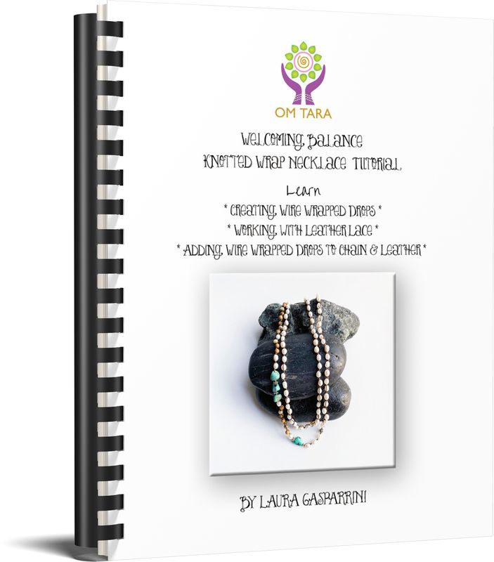 Welcoming Balance Knotted Wrap Necklace Illustrated Tutorial
