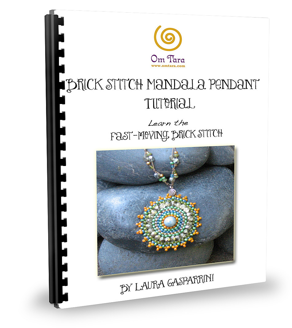 Circular Brick Stitch Mandala Pendant Tutorial