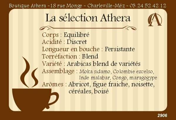 La sélection Athera grains 250g