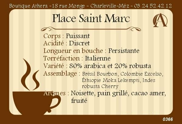 Place Saint Marc moulu expresso 250g