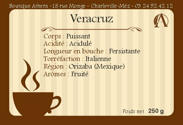 Veracruz moulu filtre 250g