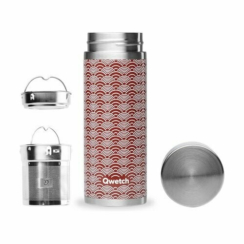 QWETCH Théière isotherme Wave Rouge