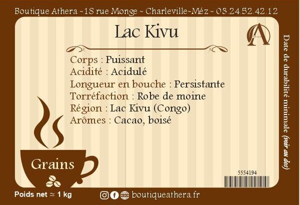 Lac Kivu grains 1kg