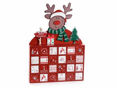 Calendrier bois renne