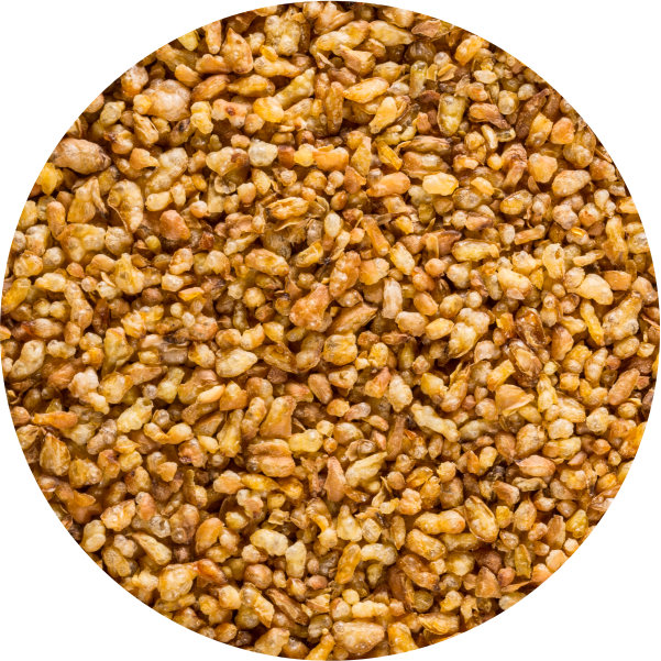 A bout de souffle (noisette, légèrement acidulé)